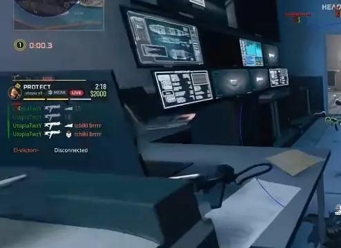 WARZONE bots ESP health overlay preview